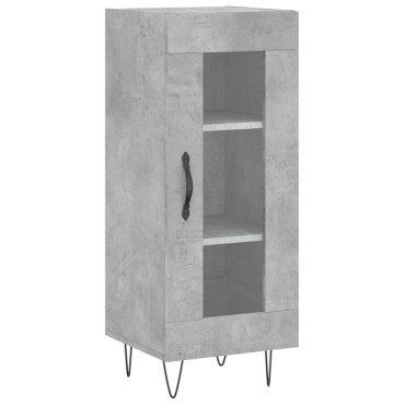 vidaXL Ντουλάπι Γκρι Σκυροδέματος 34,5x34x90cm Επεξεργασμένο Ξύλο 1 τεμ.