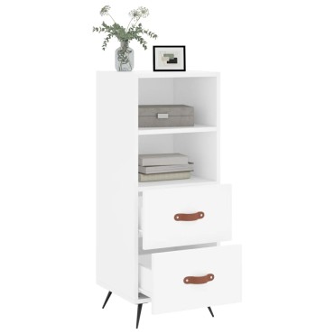 vidaXL Ντουλάπι Λευκό 34,5x34x90cm από Επεξεργασμένο Ξύλο 1 τεμ.