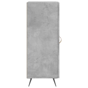 vidaXL Ντουλάπι Γκρι Σκυροδέματος 34,5x34x90cm Επεξεργασμένο Ξύλο 1 τεμ.