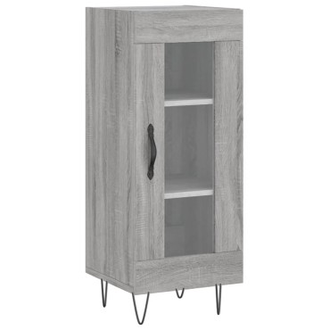 vidaXL Ντουλάπι Γκρι Sonoma 34,5x34x90cm από Επεξεργασμένο Ξύλο 1 τεμ.