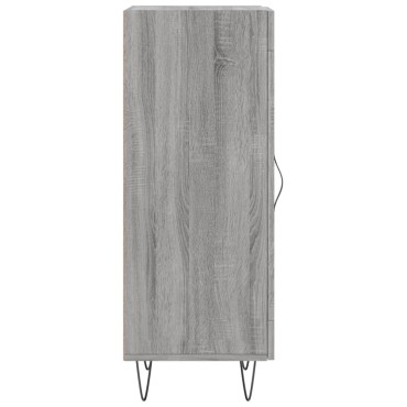 vidaXL Ντουλάπι Γκρι Sonoma 34,5x34x90cm από Επεξεργασμένο Ξύλο 1 τεμ.