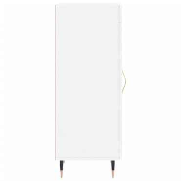vidaXL Ντουλάπι Γυαλιστερό Λευκό 34,5x34x90cm Επεξεργασμένο Ξύλο 1 τεμ.