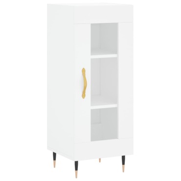 vidaXL Ντουλάπι Λευκό 34,5x34x90cm από Επεξεργασμένο Ξύλο 1 τεμ.