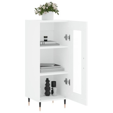 vidaXL Ντουλάπι Λευκό 34,5x34x90cm από Επεξεργασμένο Ξύλο 1 τεμ.