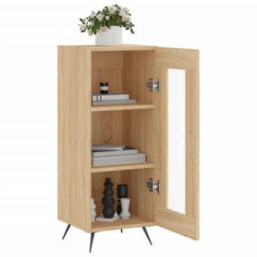vidaXL Ντουλάπι Sonoma Δρυς 34,5x34x90cm από Επεξεργασμένο Ξύλο 1 τεμ.
