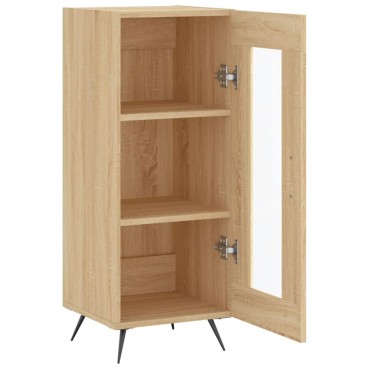 vidaXL Ντουλάπι Sonoma Δρυς 34,5x34x90cm από Επεξεργασμένο Ξύλο 1 τεμ.