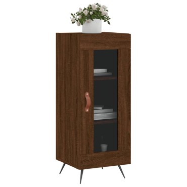 vidaXL Ντουλάπι Καφέ Δρυς 34,5x34x90cm Επεξεργασμένο Ξύλο 1 τεμ.