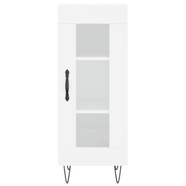 vidaXL Ντουλάπι Λευκό 34,5x34x90cm από Επεξεργασμένο Ξύλο 1 τεμ.