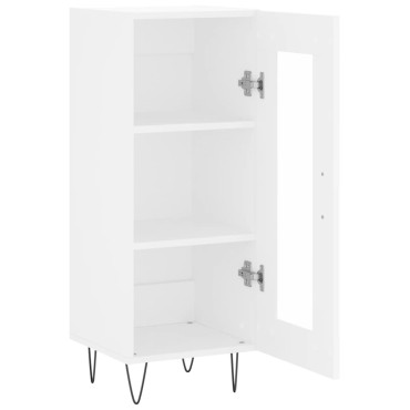 vidaXL Ντουλάπι Λευκό 34,5x34x90cm από Επεξεργασμένο Ξύλο 1 τεμ.