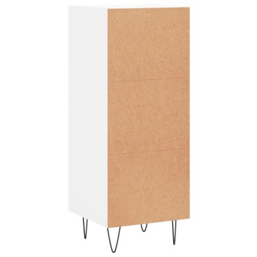vidaXL Ντουλάπι Λευκό 34,5x34x90cm από Επεξεργασμένο Ξύλο 1 τεμ.