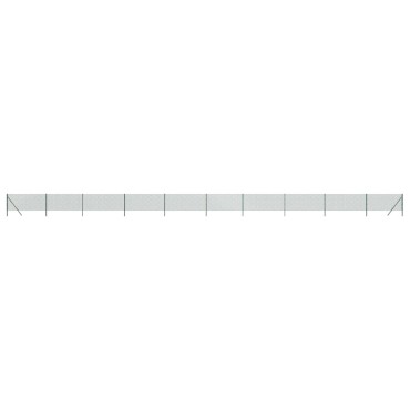 vidaXL Συρματόπλεγμα Περίφραξης Πράσινο 0,8x25 μ. με Στύλους