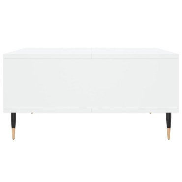vidaXL Τραπεζάκι Σαλονιού Λευκό 60x60x30cm Επεξεργασμένο Ξύλο 1 τεμ.