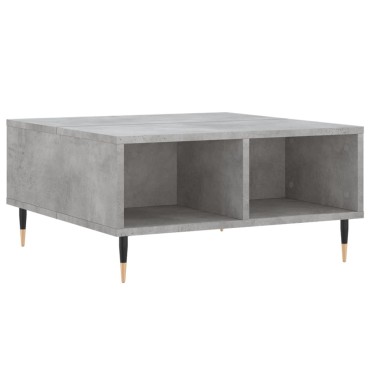 vidaXL Τραπεζάκι Σαλονιού Γκρι Σκυρ. 60x60x30cm Επεξεργασμένο Ξύλο 1 τεμ.