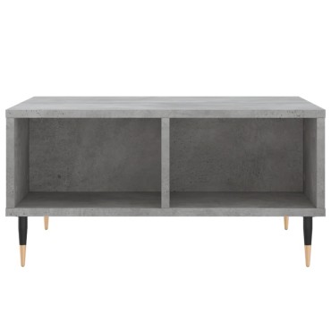 vidaXL Τραπεζάκι Σαλονιού Γκρι Σκυρ. 60x60x30cm Επεξεργασμένο Ξύλο 1 τεμ.