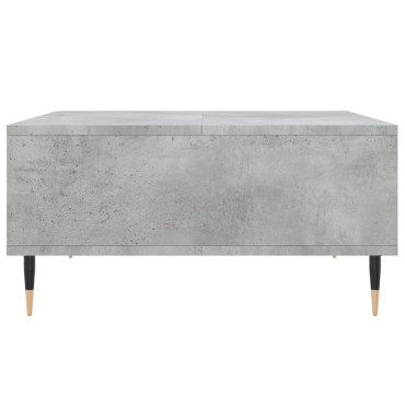 vidaXL Τραπεζάκι Σαλονιού Γκρι Σκυρ. 60x60x30cm Επεξεργασμένο Ξύλο 1 τεμ.