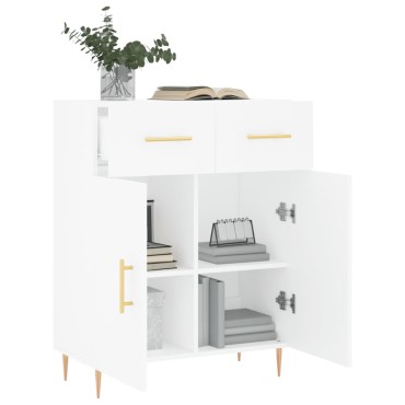 vidaXL Ντουλάπι Λευκό 69,5x34x90cm από Επεξεργασμένο Ξύλο 1 τεμ.