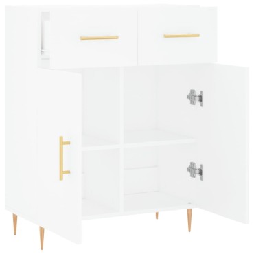 vidaXL Ντουλάπι Λευκό 69,5x34x90cm από Επεξεργασμένο Ξύλο 1 τεμ.