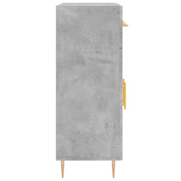 vidaXL Ντουλάπι Γκρι Σκυροδέματος 69,5x34x90cm Επεξεργασμένο Ξύλο 1 τεμ.