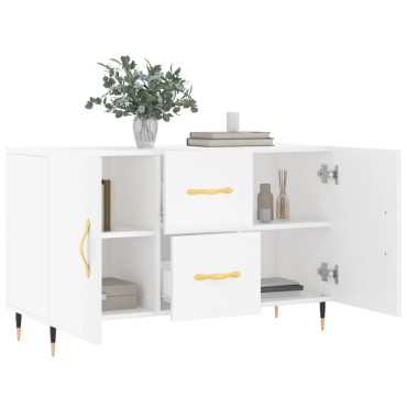 vidaXL Ντουλάπι Λευκό 100x36 x60cm Επεξεργασμένο Ξύλο 1 τεμ.