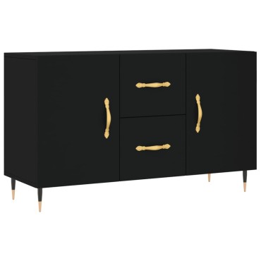 vidaXL Ντουλάπι Μαύρο 100x36x60cm από Επεξεργασμένο Ξύλο 1 τεμ.