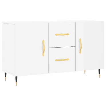 vidaXL Ντουλάπι Γυαλιστερό Λευκό 100x36 x60cm Επεξεργασμένο Ξύλο 1 τεμ.