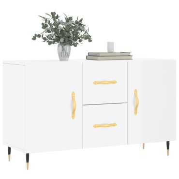 vidaXL Ντουλάπι Γυαλιστερό Λευκό 100x36 x60cm Επεξεργασμένο Ξύλο 1 τεμ.
