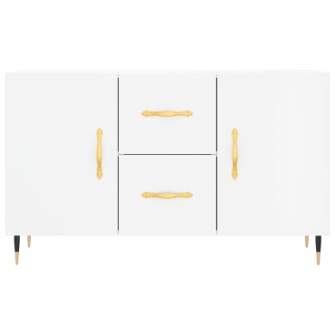 vidaXL Ντουλάπι Γυαλιστερό Λευκό 100x36 x60cm Επεξεργασμένο Ξύλο 1 τεμ.