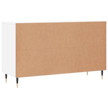 vidaXL Ντουλάπι Γυαλιστερό Λευκό 100x36 x60cm Επεξεργασμένο Ξύλο 1 τεμ.