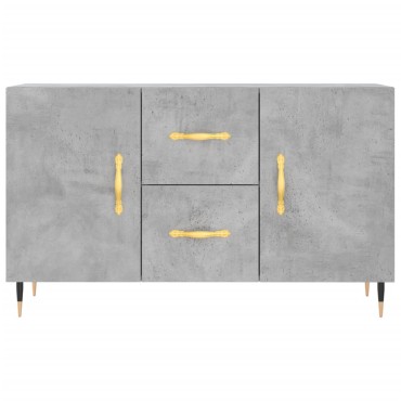 vidaXL Ντουλάπι Γκρι Σκυροδέματος 100x36x60cm Επεξεργασμένο Ξύλο 1 τεμ.