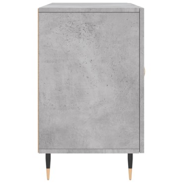 vidaXL Ντουλάπι Γκρι Σκυροδέματος 100x36x60cm Επεξεργασμένο Ξύλο 1 τεμ.