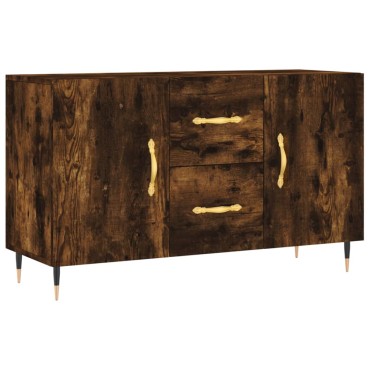 vidaXL Μπουφές Καπνιστή Δρυς 100x36x60cm Επεξεργασμένο Ξύλο 1 τεμ.