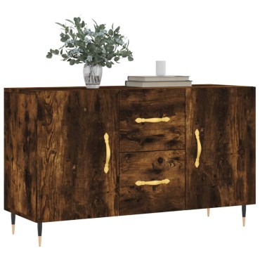 vidaXL Μπουφές Καπνιστή Δρυς 100x36x60cm Επεξεργασμένο Ξύλο 1 τεμ.