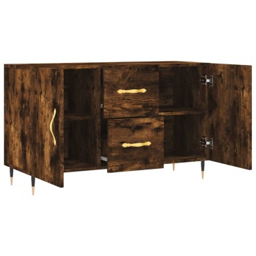 vidaXL Μπουφές Καπνιστή Δρυς 100x36x60cm Επεξεργασμένο Ξύλο 1 τεμ.