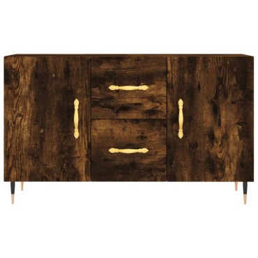 vidaXL Μπουφές Καπνιστή Δρυς 100x36x60cm Επεξεργασμένο Ξύλο 1 τεμ.