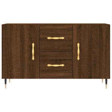 vidaXL Μπουφές Καφέ Δρυς 100x36x60cm Επεξεργασμένο Ξύλο 1 τεμ.