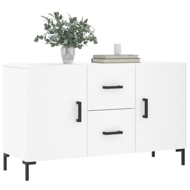 vidaXL Ντουλάπι Λευκό 100x36 x60cm Επεξεργασμένο Ξύλο 1 τεμ.