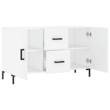 vidaXL Ντουλάπι Λευκό 100x36 x60cm Επεξεργασμένο Ξύλο 1 τεμ.