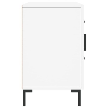 vidaXL Ντουλάπι Λευκό 100x36 x60cm Επεξεργασμένο Ξύλο 1 τεμ.