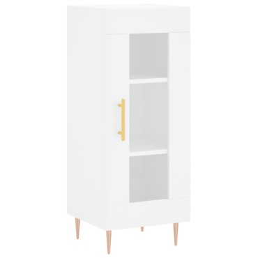 vidaXL Ντουλάπι Λευκό 34,5x34x90cm από Επεξεργασμένο Ξύλο 1 τεμ.