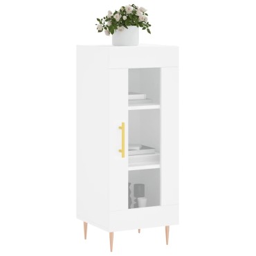vidaXL Ντουλάπι Λευκό 34,5x34x90cm από Επεξεργασμένο Ξύλο 1 τεμ.