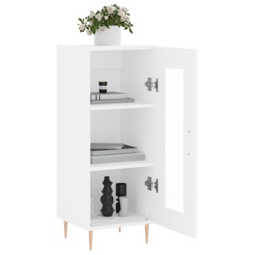 vidaXL Ντουλάπι Λευκό 34,5x34x90cm από Επεξεργασμένο Ξύλο 1 τεμ.