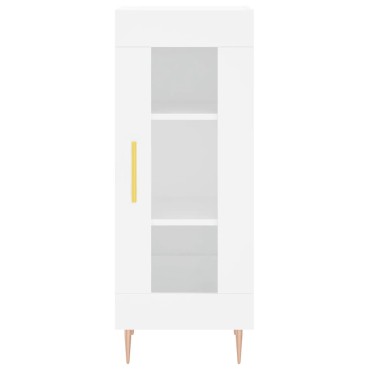 vidaXL Ντουλάπι Λευκό 34,5x34x90cm από Επεξεργασμένο Ξύλο 1 τεμ.