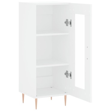 vidaXL Ντουλάπι Λευκό 34,5x34x90cm από Επεξεργασμένο Ξύλο 1 τεμ.