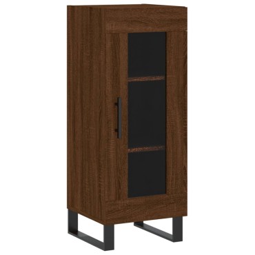 vidaXL Ντουλάπι Καφέ Δρυς 34,5x34x90cm Επεξεργασμένο Ξύλο 1 τεμ.