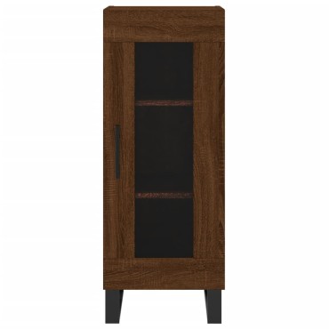 vidaXL Ντουλάπι Καφέ Δρυς 34,5x34x90cm Επεξεργασμένο Ξύλο 1 τεμ.
