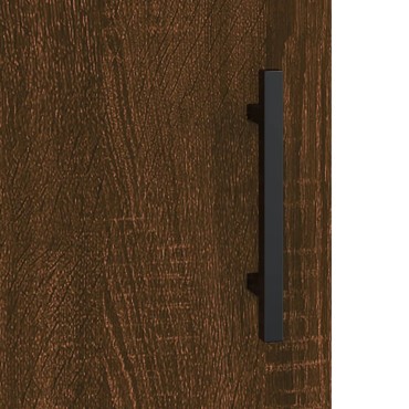 vidaXL Ντουλάπι Καφέ Δρυς 34,5x34x90cm Επεξεργασμένο Ξύλο 1 τεμ.