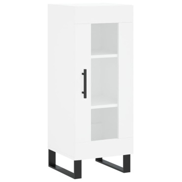 vidaXL Ντουλάπι Λευκό 34,5x34x90cm από Επεξεργασμένο Ξύλο 1 τεμ.