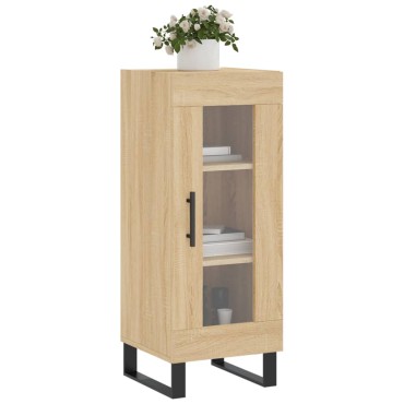 vidaXL Ντουλάπι Sonoma Δρυς 34,5x34x90cm από Επεξεργασμένο Ξύλο 1 τεμ.