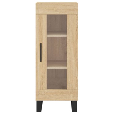 vidaXL Ντουλάπι Sonoma Δρυς 34,5x34x90cm από Επεξεργασμένο Ξύλο 1 τεμ.