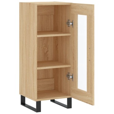 vidaXL Ντουλάπι Sonoma Δρυς 34,5x34x90cm από Επεξεργασμένο Ξύλο 1 τεμ.